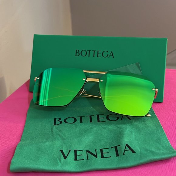 Bottega Veneta Accessories - Bottega Veneta 61mm Aviator Sunglasses